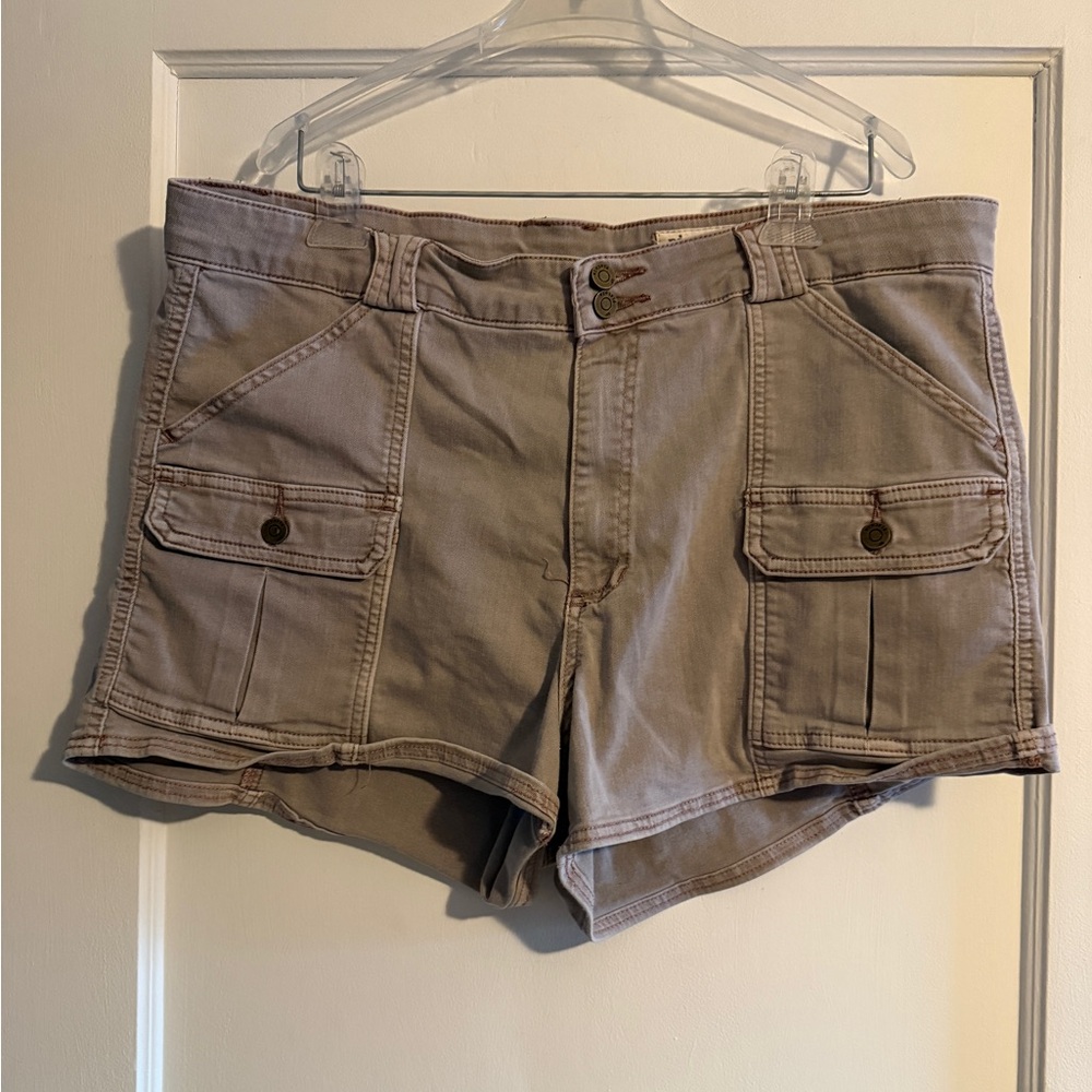 Pistola Chester Cargo Utility Shorts Dusty Purple Grey Size XXL